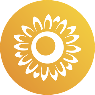 Picto van een zonnebloem